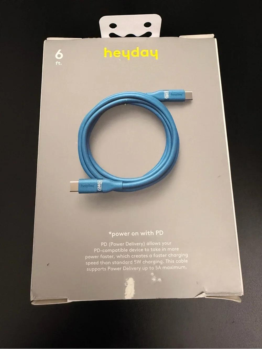 HEYDAY Soft Touch Fast Charging Cables